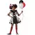 Déguisement clown effrayant luxe fille, Taille: 10–12 ans (148 cm)