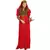 Déguisement médiéval rouge femme, Taille: X-Large