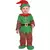 Kerst Elf Verkleedkleren Groen Baby, Maat: 12–18 maanden (82–88 cm)