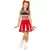 Déguisement pompom girl USA fille, Taille: 9 ans (125–135 cm)