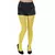 Gele panty voor volwassenen, Maat: XX-Large