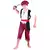 Déguisement pirate rayures noires et rouges garçon, Taille: 10–12 ans (130–140 cm)