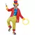 Déguisement clown amusant homme, Taille: Large