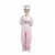 Schattig roze en wit konijnenkostuum voor kinderen, Maat: 10–12 jaar(130–140 cm)