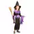Déguisement violet de sorcière fille Halloween, Taille: 10–12 ans (130–140 cm)