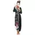 Déguisement geisha femme noir et blanc, Taille: Small