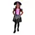Piraten kostuum met roze kleuren voor meisjes, Maat: 7–9 jaar (120–130 cm)
