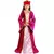 Déguisement reine médiévale rouge fille, Taille: 10–12 ans (130–140 cm)