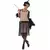 Charleston jaren 20 outfit voor dames, Maat: Medium