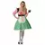 Meerkleurige dirndl jurk voor vrouwen, Maat: X-Large