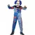 Déguisement clown arlequin enfant Halloween, Taille: 10–12 ans (145/158 cm)
