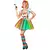 Déguisement clown peinture multicolore femme, Taille: Large