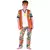 Hippie outfit voor jongens, Maat: 7–9 jaar (120–130 cm)