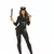 Sexy Miss SWAT kostuum voor vrouwen, Maat: X-Large (44–46)
