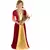 Déguisement comtesse médiévale rouge fille, Taille: 7–9 ans (120–130 cm)