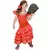 Déguisement Danseuse Flamenco Rouge à Pois Blanc Fille, Taille: 10–12 ans (130–140 cm)