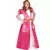 Déguisement princesse médiévale rose fille, Taille: 10–12 ans (130–140 cm)