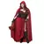 Gothic Roodkapje kostuum voor vrouwen - Grote Maten, Maat: XXX-Large (48/50)