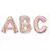 Ballon aluminium lettre rose gold 81 cm, Taille: T