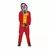 Gestoorde joker clown kostuum voor kinderen, Maat: 9 jaar (125–135 cm)