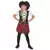 Déguisement pirate noir et rouge fille, Taille: 4–6 ans (110–120 cm)