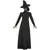Déguisement sorcière noire femme, Taille: Small
