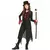 Déguisement gothique chic noir et rouge enfant, Taille: 10–12 ans(142–148 cm)