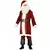 Déguisement Père Noël chic à dorures homme, Taille: Medium (48–50)