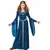 Middeleeuwse prinses vermomming luxe fluweel meisje, Maat: 12–14 jaar (155 cm)