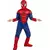 Déguisement Spiderman™ musclé luxe enfant, Taille: 5–6 ans (110 à 116 cm)