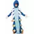 Blauw Rupskostuum voor Kinderen, Maat: 7–9 jaar (122–138 cm)