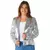 Veste blazer à sequins argentés Suitmeister™ femme, Taille: X-Large (EU 44–46)