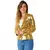 Glimmend gouden blazerjasje Suitmeister™, Maat: Large (EU 42–44)