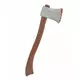 Hache en plastique 60 cm Halloween