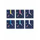 6 papieren space adventure cadeauzakjes