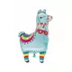 Enorme aluminium blauwe lama ballon