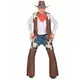 Cowboy kostuum klassiek voor heren, Maat: X-Large