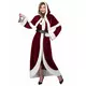 Déguisement de Mère Noël Super Luxe adulte, Taille: Medium