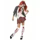 Déguisement écolière zombie Halloween femme, Taille: Small