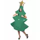 Kerstboom met piek kostuum voor volwassenen