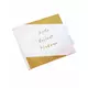 Gastenboek Mlle wordt Madame roze, wit en goud 22 x 19 cm