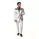 Costume Mr. Shiny Silver homme Opposuits™, Taille: Small (EU 44–46)