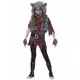 Déguisement loup garou luxe fille, Taille: 10–12 ans (148 cm)