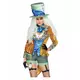 Luxe excentrische hoedenmaker outfit voor dames, Maat: X-Small (34)