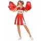 Cheerleader USA kostuum in rood voor vrouwen, Maat: Large