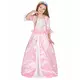 Costume de princesse avec couronne de fleurs pour filles, Taille: 4–6 ans (110–120 cm)