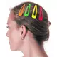 4 Barrettes à cheveux colorées