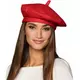 Rode Baskische baret voor volwassenen