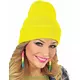 Bonnet jaune fluo adulte