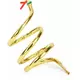 Goudkleurige slang armband